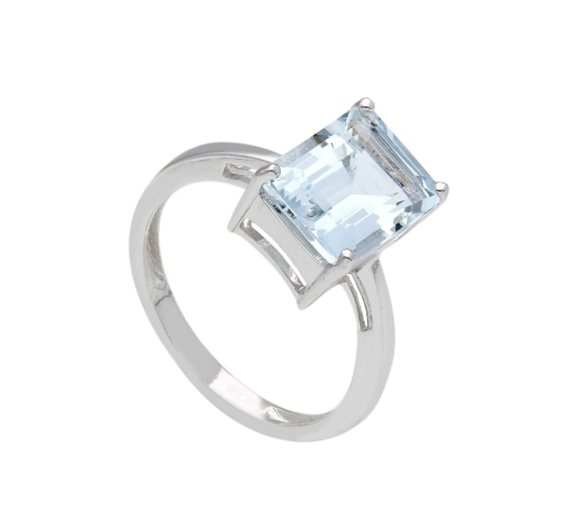 Anello Gazzola Gioielli Donna in Oro bianco Acquamarina 3.15 Ct 103467 - 103467